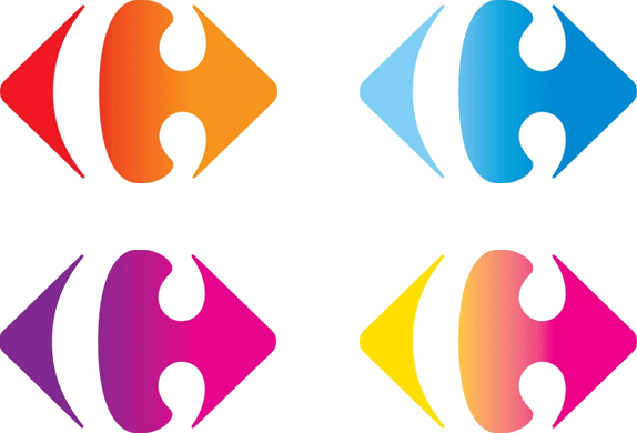 家樂福變淡了 carrefour gradients 家樂福變淡了