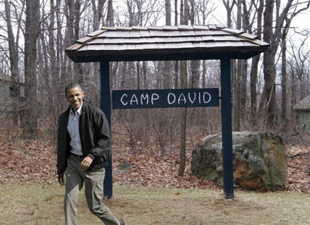 obama camp david 2012ˇ(gu)F(tun)G8(hu)Logo