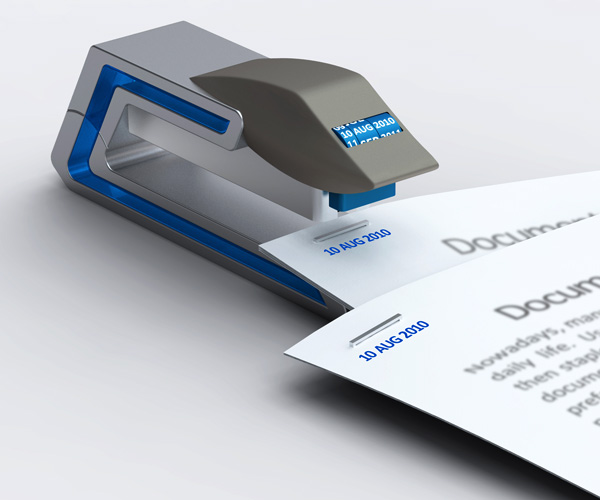 Date Stapler by Gonglue Jiang